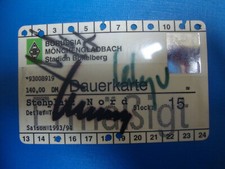 93/94 Ticket Dauerkarte