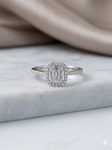 Ring gold 750 - ring, karat