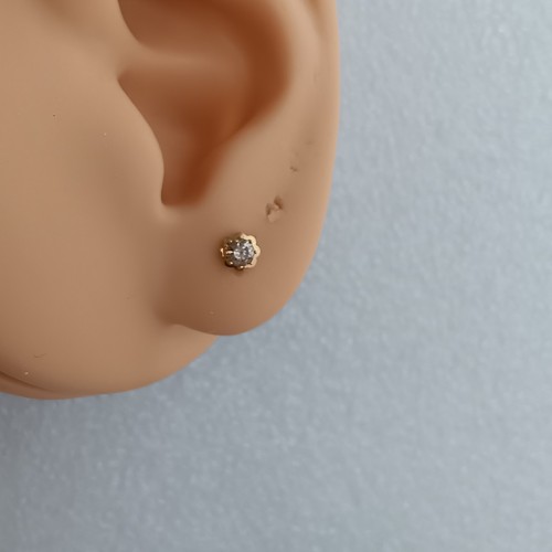 18k diamant ohrstecker - 18k,