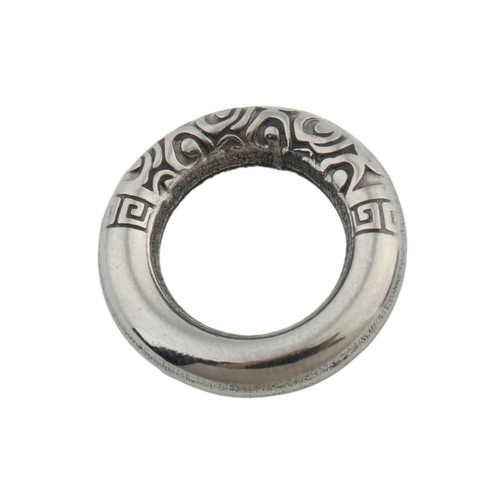 Edelstahl ring anhänger x - edelstahl, 19