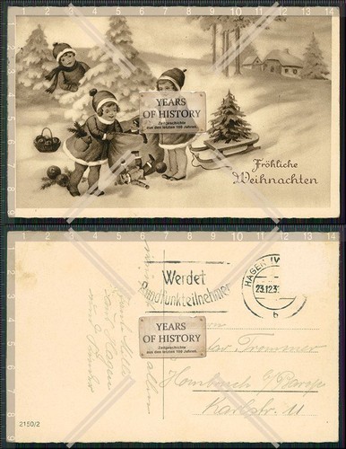 Fröhliche weihnachten - ak,