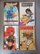 4 Stück Manga ,Dominion, Tank Police 1, Caravan Kidd, Gunsmith Cats, Sammlung
