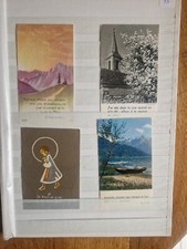 4 Andachtsbilder Kommuniongedenken etc (Konvolut K 113)