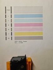 Teildefekt ! 2x Canon Druckkopf QY6-0082 / IP7250 / MG6650 MG5650 MG5750 MG6850
