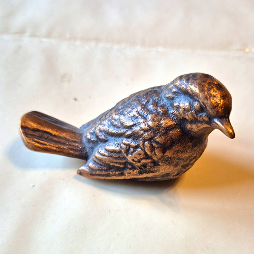 Messing vogel figur mit - vogel,