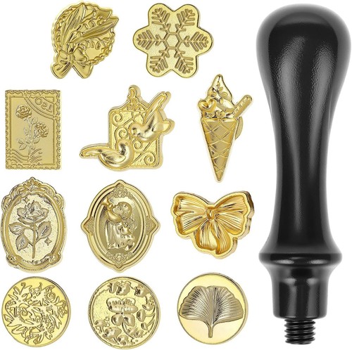 Wachssiegel stempel set - wachssiegel,