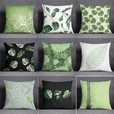 Kissenbezug mit grünem