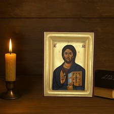 Ikone Jesus Christus von Sinai icon Christ icone икона icono  Ikona Pantokrator