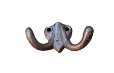 Doppel Wandhaken Gusseisen