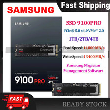SAMSUNG SSD 9100 PRO 4TB PCIe 5.0 Solid State Drive Geschwindigkeiten bis...