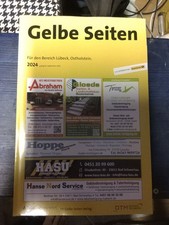 Telefonbuch Gelbe Seiten Lübeck, Ostholstein 2024