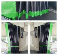 Lkw Gardinen Exclusive Farben frei wählbar inklusive Haken für alle LKW Marken