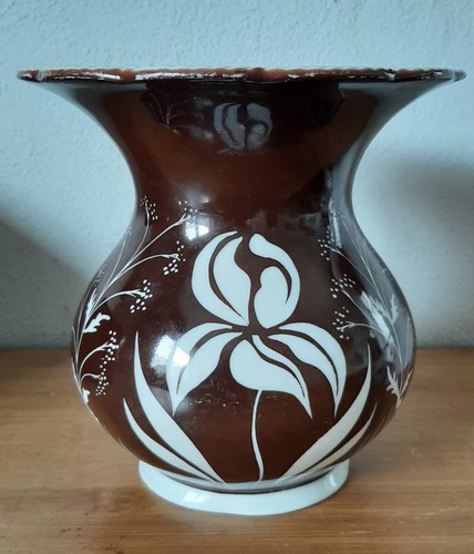 Vase mit blumenmuster - vase,