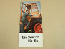 Prospekt Frisch Lader Motorgrader F 65 75 115 125 185 800 1100 1300 1800  1967