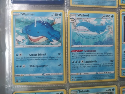 Pokemon karten set wailmer - set,