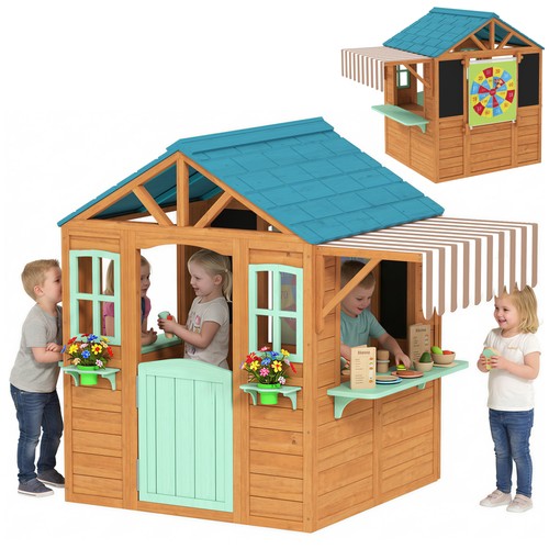 Kinderspielhaus aus holz - kinderspielhaus,