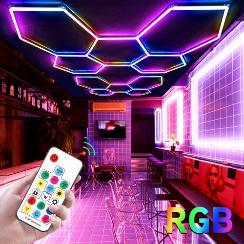 Rgb sechseck led - led, garage