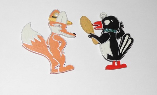 Fuchs und elster als - und,