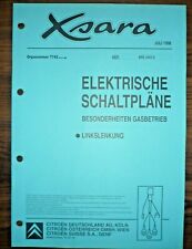 CITROEN XSARA 1998 LPG Gasbetrieb Elektrische Schaltpläne WERKSTATT HANDBUCH