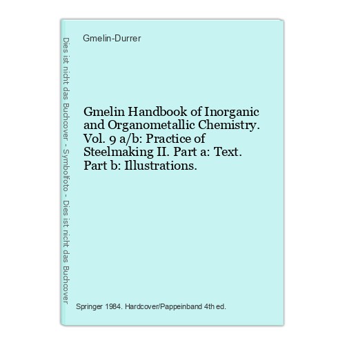 Gmelin handbook inorganic - handbook, of