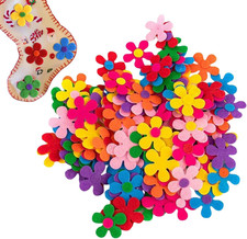 Bunte Stoff Blümchen Deko