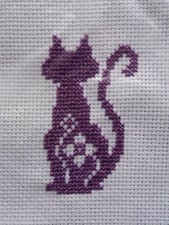 Entzückendes Kreuzstich-Bild