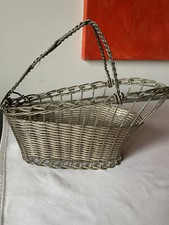 VINTAGE: versilberter Korb