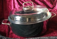 Silit Silargan Kochtopf Made Germany Ø 28 cm Topf Schmortopf Glasdeckel schwarz