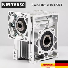 NMRV050 Reducer Worm Gearbox Ratio 10:1 50:1 For Nema 42 Motor Schneckengetriebe