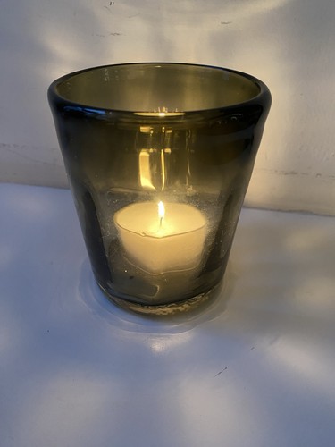 Glas teelichthalter - glas,