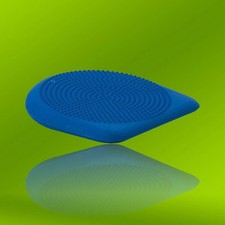 Dynair Kids Keil Ballkissen 29x29cm Blau - Ergonomisches Sitzkissen für Kinder