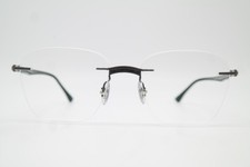 Brille Ray Ban RB 8769 1128 LightRay Frau Silber Schwarz Randlos Brillengestell