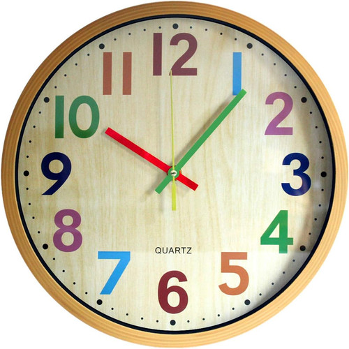 Wanduhr zoll stille bunte - 12,