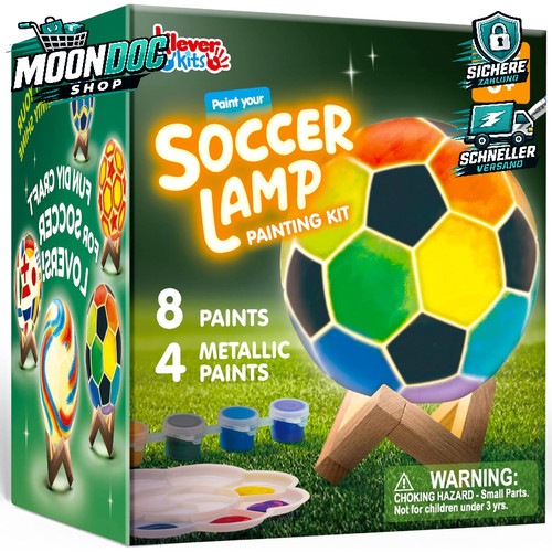 Bastelset fußball lampe diy - lampe,