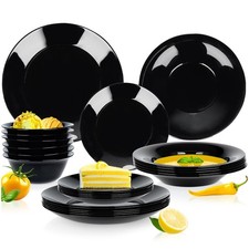 Tafelservice Glas Schwarz