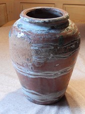 Amphore Tonkrug Vorratsbehälter teilweise Glasur antik Griechenland Vase etc.