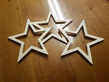 3 Holzsterne mit