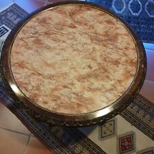 Gründerzeit Couchtisch mit Marmorplatte