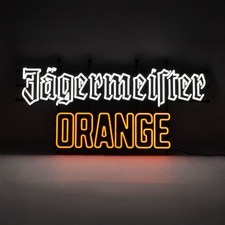 Jägermeister Likör LED Leuchtreklame Leuchtwerbung Neon Schriftzug "Jägermeister