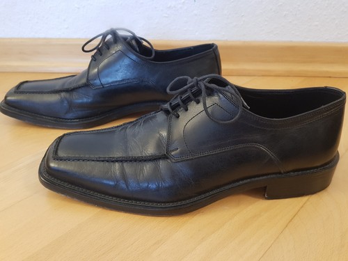 Eleganter leder schnürschuh - leder,