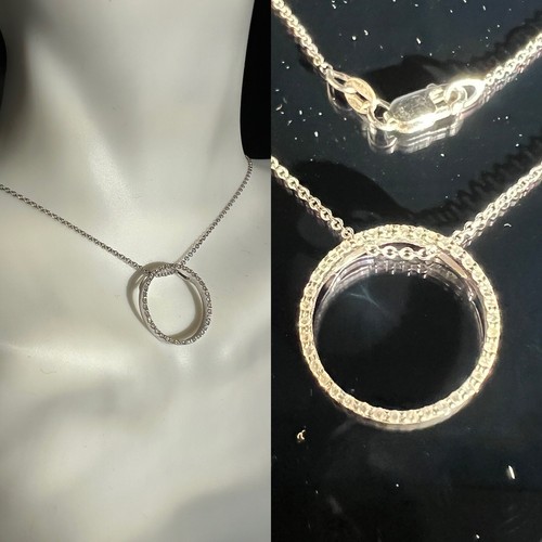 Massiver 14k weißgold - gr,