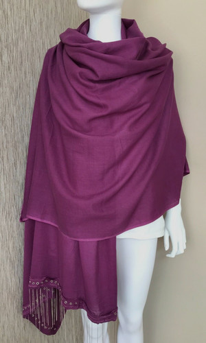 Antik batik lila kette fransen - antik,