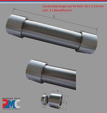 Edelstahl Garderobestange