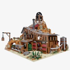 Blue Brixx Klemmbausteinset Goldmine, 2898 Lego-kompatible Teile