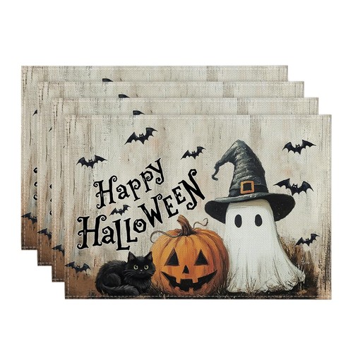 Tischset halloween kürbis - tischset,