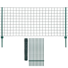 Maschendrahtzaun Komplett Set