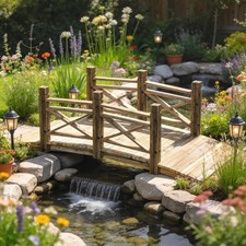 Outsunny Holzbrücke mit