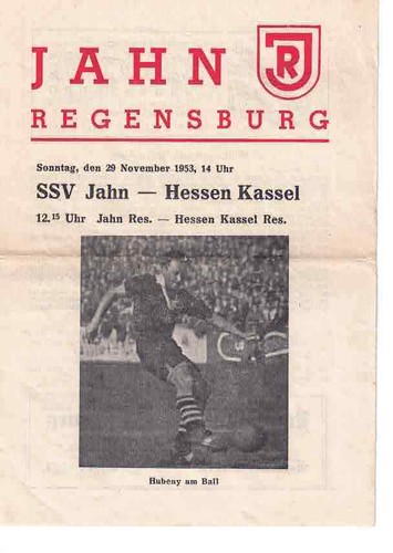Fussball programmheft 54 - , 53/54