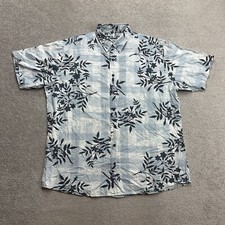 HAWAII Hemd Hawaiishirt Floral XL Magnum Rockabilly Hawaiianer Aloha 19012 Blau