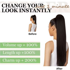 71cm Haarteil Zopf Kordelzug